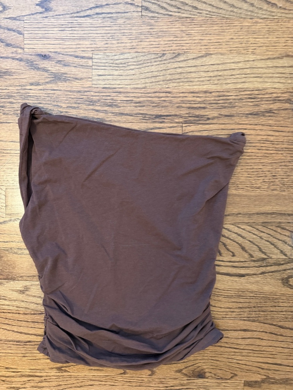 Abercrombie & Fitch Chocolate Brown Strapless Top
